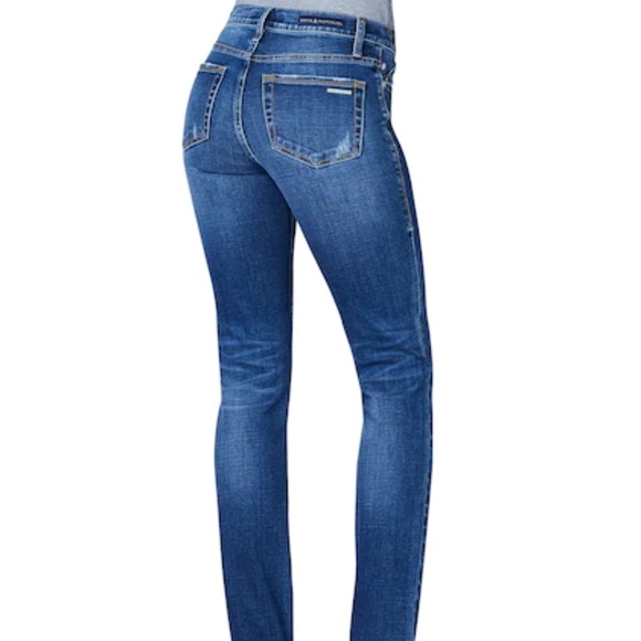 ROCK & REPUBLIC Distressed/Ripped Mid Rise Jeans - Picture 3 of 3